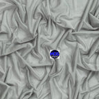 MDS Halloween Chiffon Draping Fabric - 1 Panel, 30" Wide x 75ft Long - Sheer Spooky Arbor & Canopy Drapery for Haunted House Backdrops, Party Ceilings, DIY Costumes & Themed Events - Gray