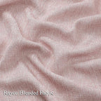 Vision Home Pink Pinch Pleated Semi Sheer Curtains for Girls Bedroom Living Room Textured Light Filtering Window Curtains 102 inch Rayon Blended Pinch Pleat Pink Drapes with Hooks 2 Panels 40"Wx102"L