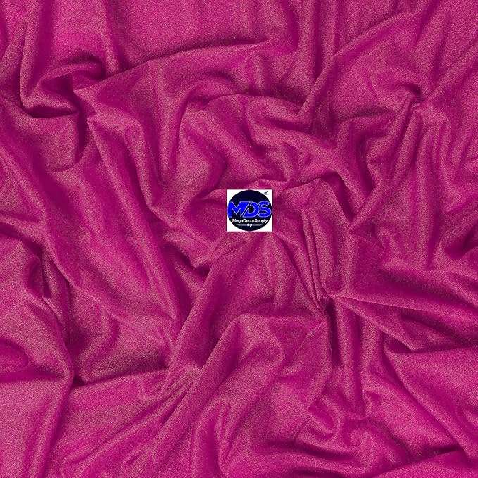 MDS Halloween Chiffon Draping Fabric - 1 Panel, 30" Wide x 20ft Long - Sheer Spooky Arbor & Canopy Drapery for Haunted House Backdrops, Party Ceilings, DIY Costumes & Themed Events - Magenta