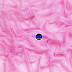 MDS Halloween Chiffon Draping Fabric - 1 Panel, 30" Wide x 30ft Long - Sheer Spooky Arbor & Canopy Drapery for Haunted House Backdrops, Party Ceilings, DIY Costumes & Themed Events - Bubblegum Pink