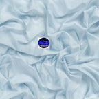 MDS Halloween Chiffon Draping Fabric - 2 Panel, 30" Wide x 20ft Long - Sheer Spooky Arbor & Canopy Drapery for Haunted House Backdrops, Party Ceilings, DIY Costumes & Themed Events - Baby Blue